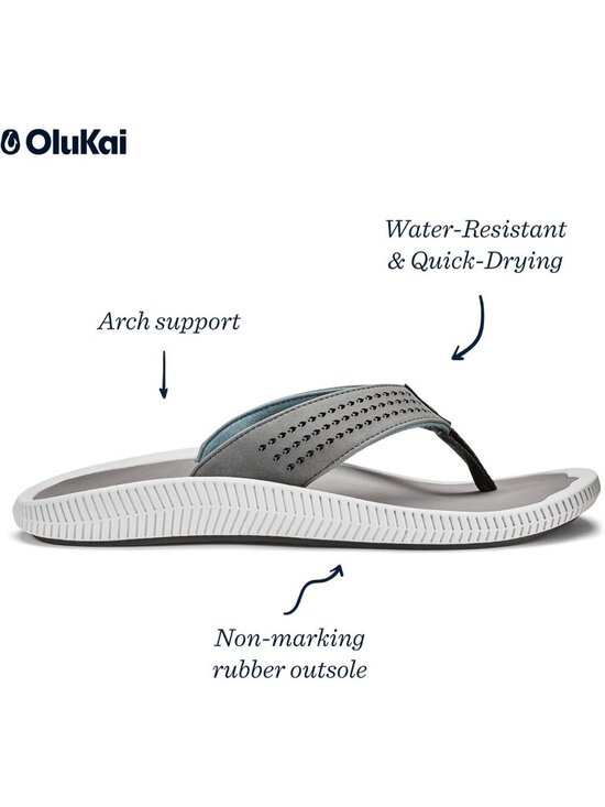 Men\'s Stone Beach Sandals Water Resistant Flip Flops Arch Support&Comfort Fit
